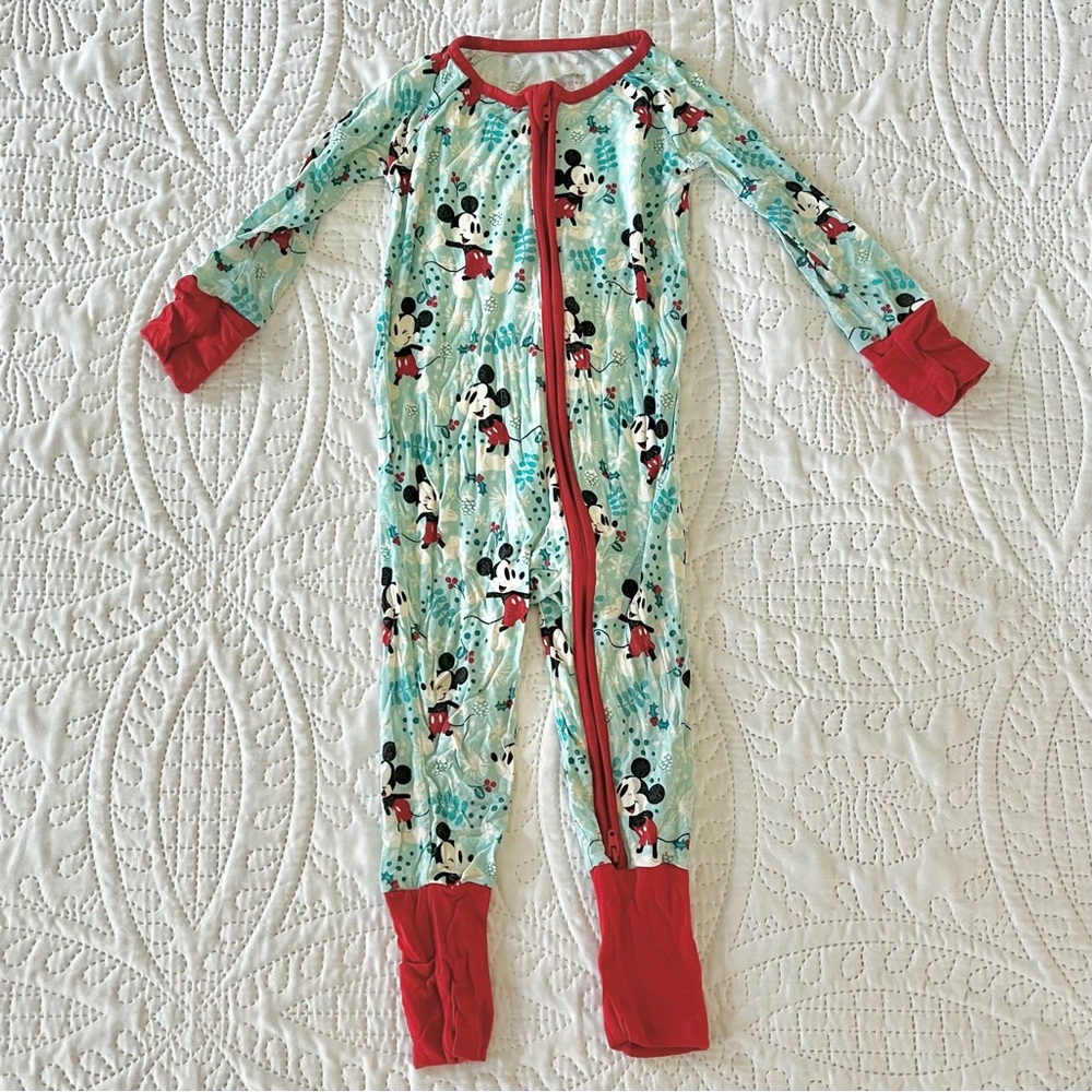 Little Sleepies Mickey Winter Wonderland Zippy